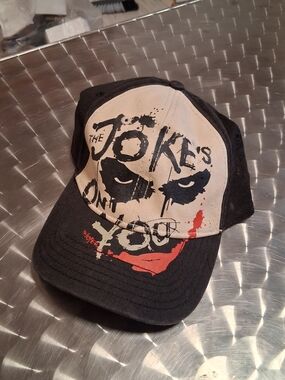 The Joker's On It You Graphic Baseball Cap - Black/Cream